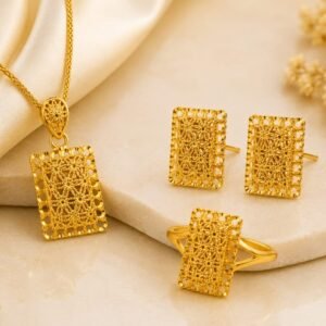 new heard shape gold plate 1195 taka
